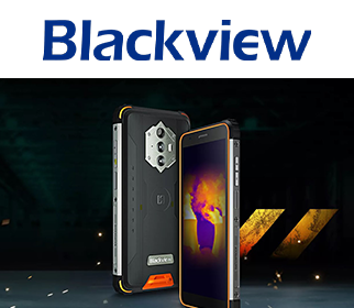 Blackview Logo and Smartphone