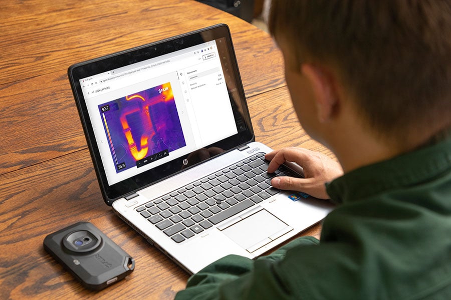 FLIR C3-X Compact Thermal Camera with Cloud Connectivity and Wi-Fi 