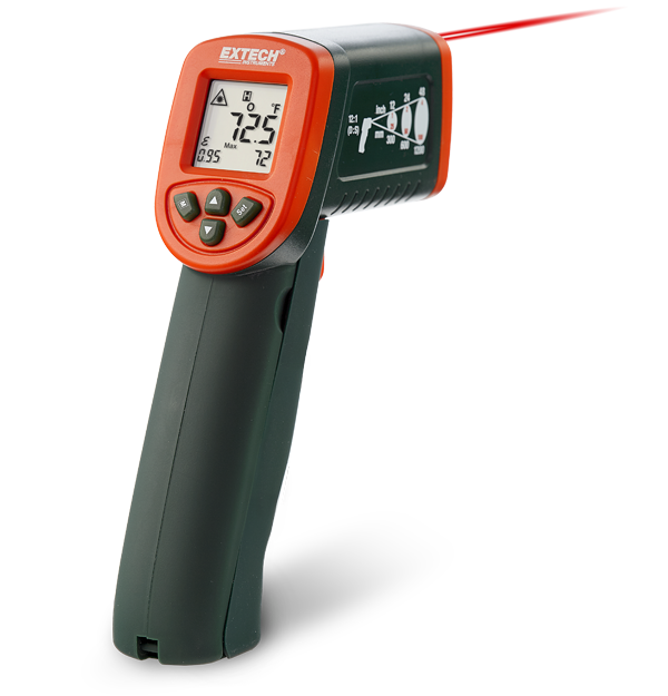 infrared thermometer with laser pointer