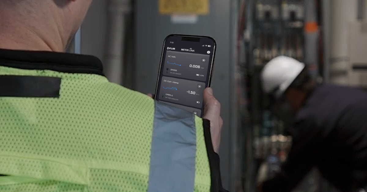 The New FLIR METERLiNK® App: Remote Data Collection, Monitoring,  Comparisons, and Reporting
